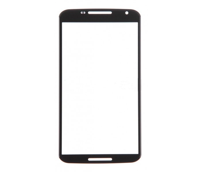 Motorola Nexus 6 Front Screen Glass Lens (Black)